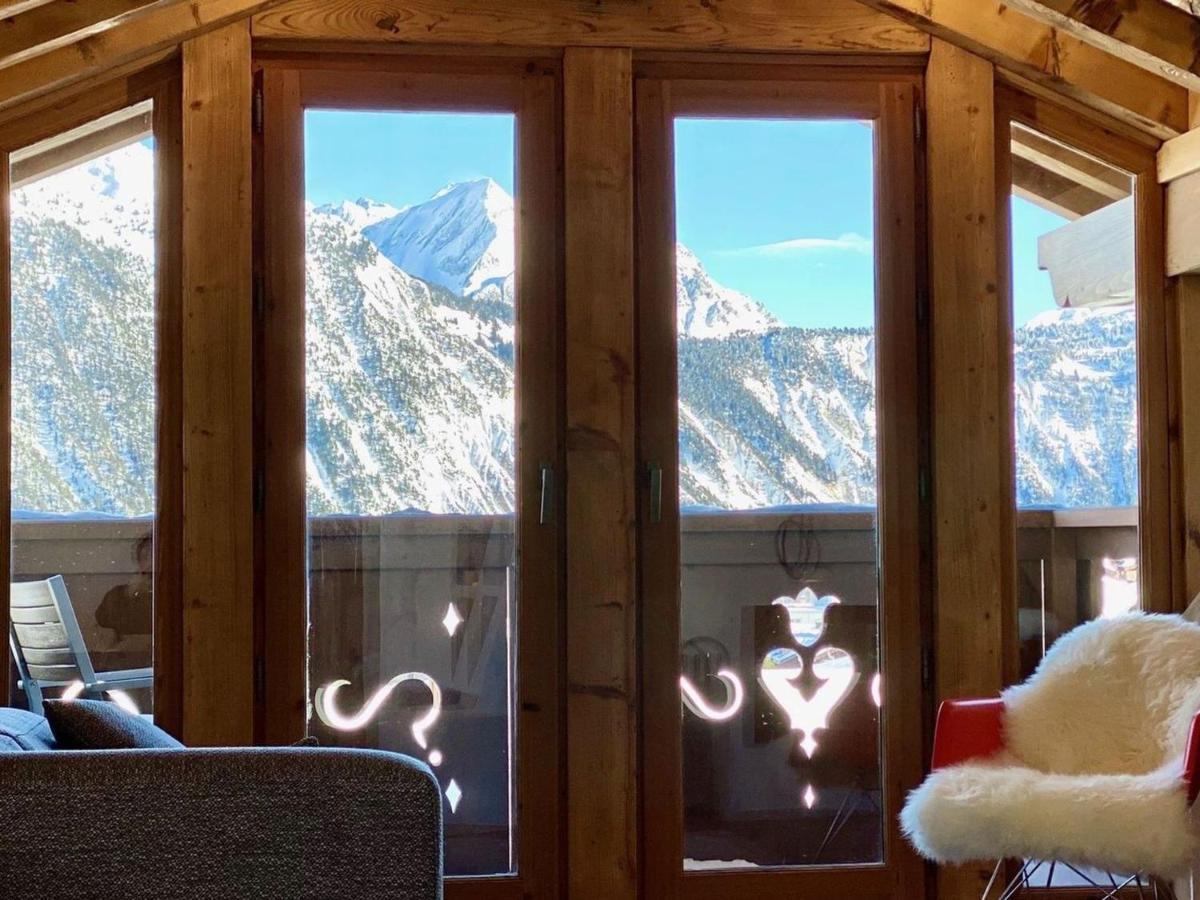 Appartement Contemporain Avec Sauna, Cheminee Et Parking Au Centre De Courchevel 1850 - Fr-1-564-35 Екстериор снимка